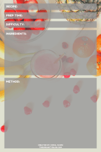 Recipe Card TheUnsanity 5