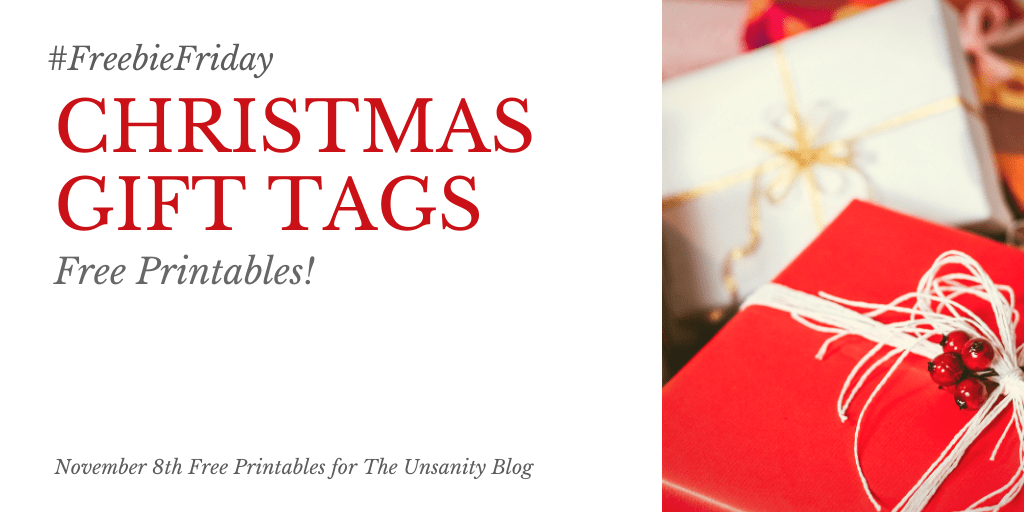 #FreebieFriday – Gift&nbsp;Tags