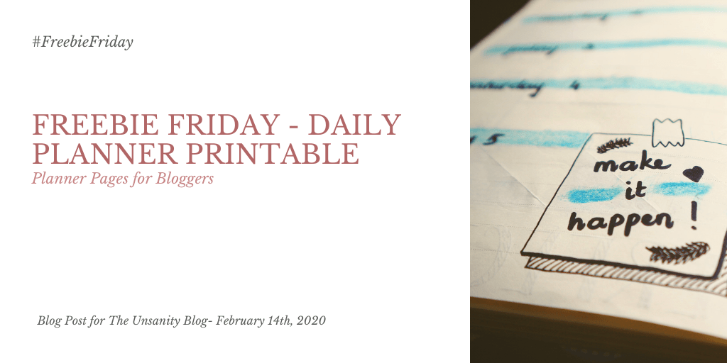 Daily Planner Freebie